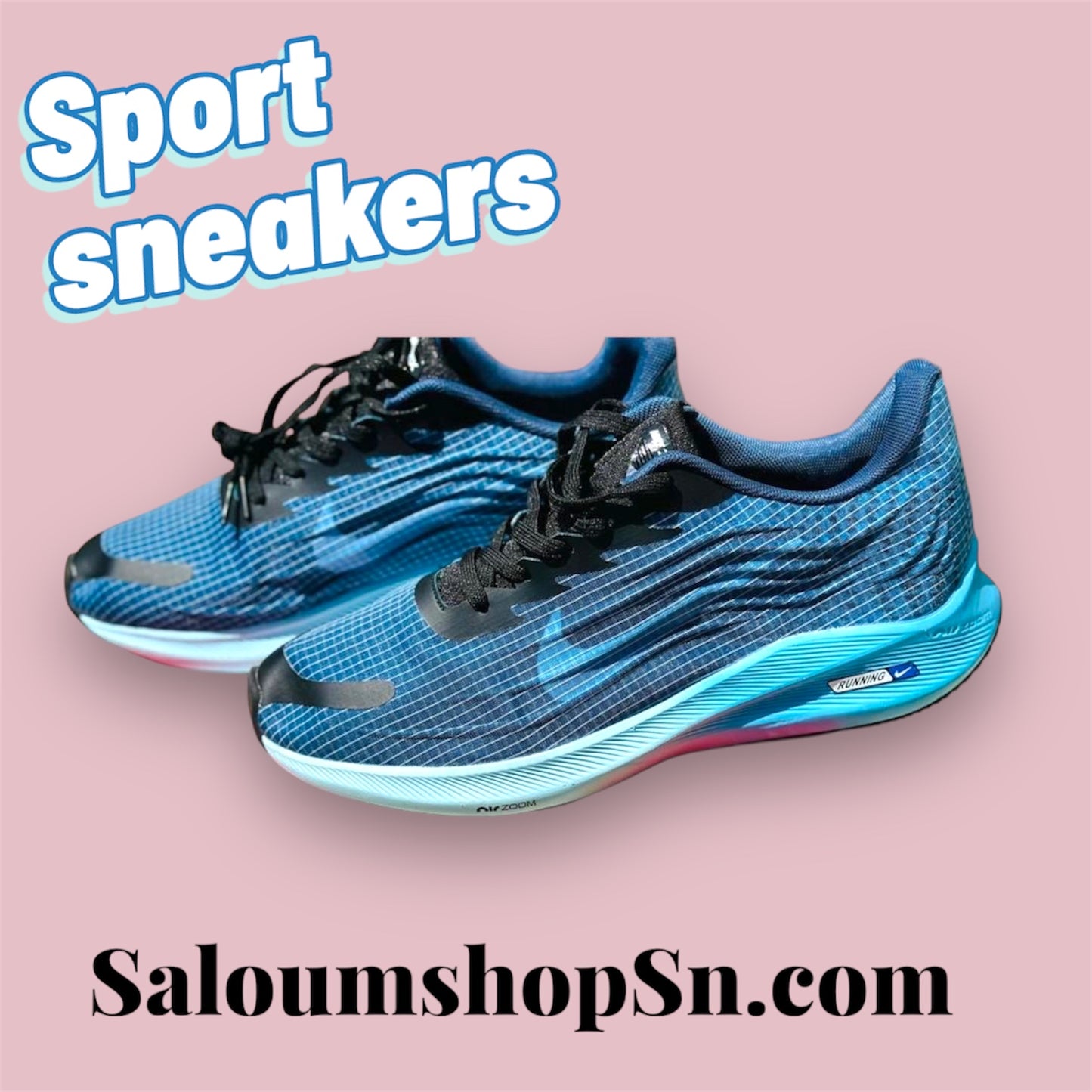 Chaussures de sport haute performance – Ultra confort & amorti Bleu