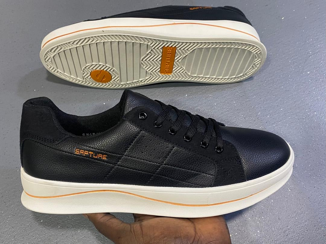 Chaussures - Basket en Cuir Noir