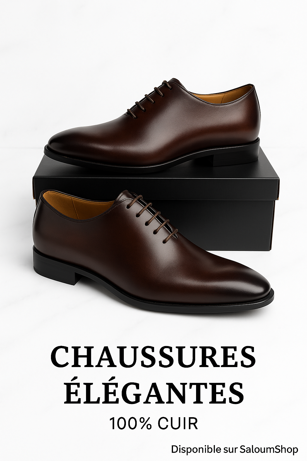 Chaussures Habillées Homme en Cuir Marron – Pietro diMilano