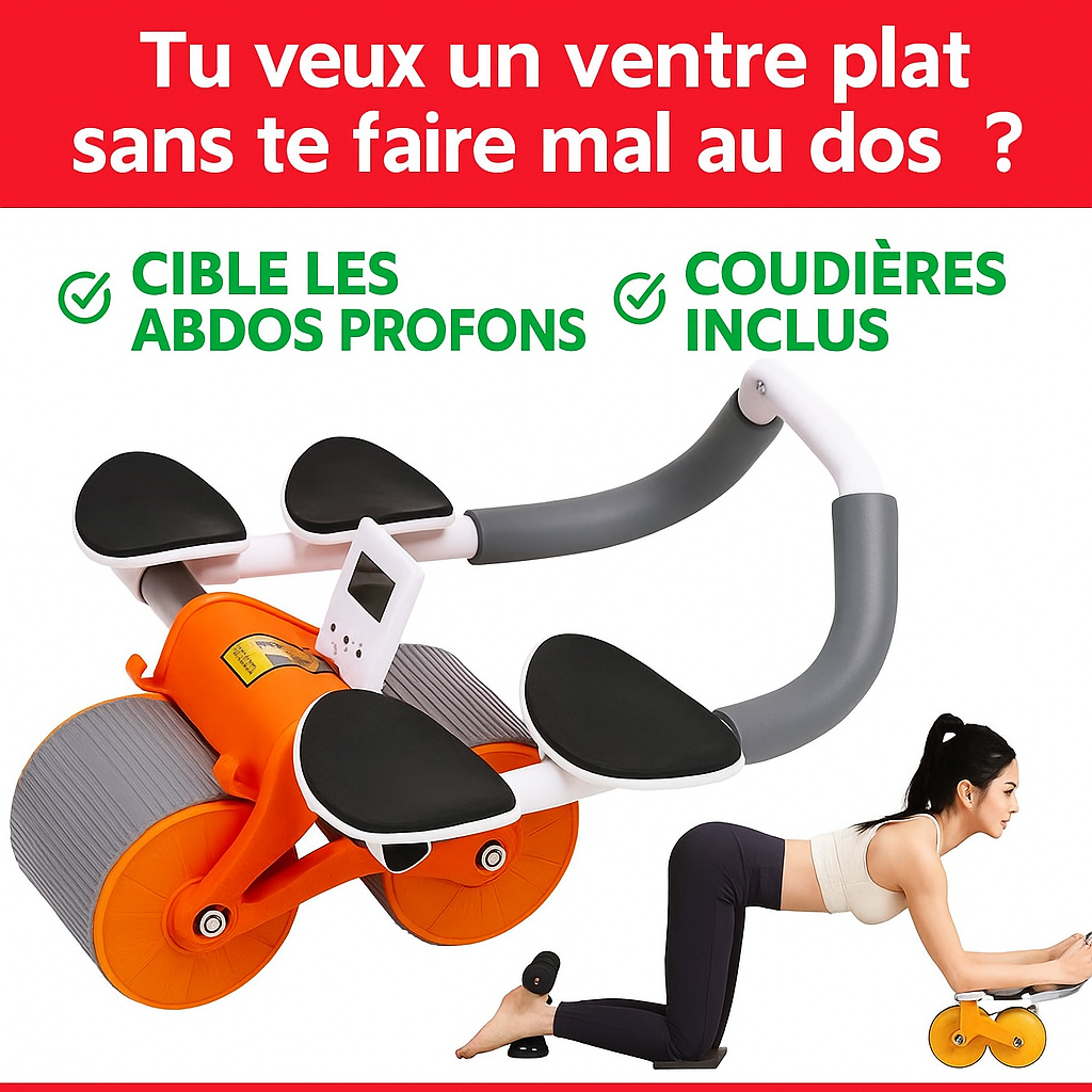 Rouleau abdominal – Entraînement Abdominaux Ultra Efficace