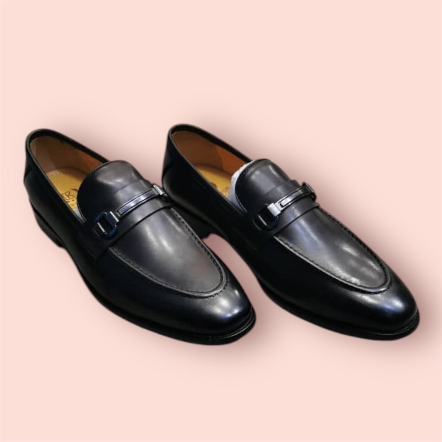 Chaussures mocassins en cuir