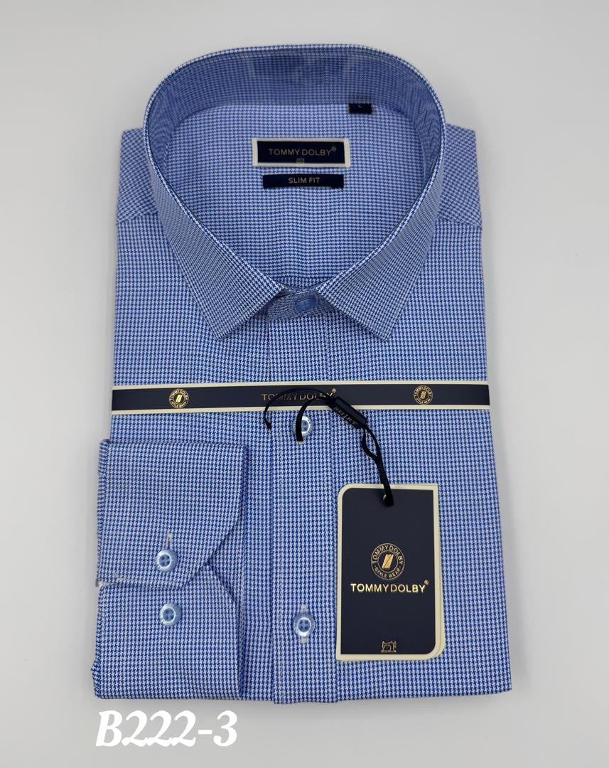 Chemise Bleu Rayure B222-3