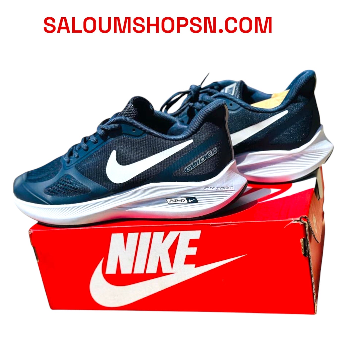 Chaussures de sport haute performance – Ultra confort & amorti Bleu - Blanc