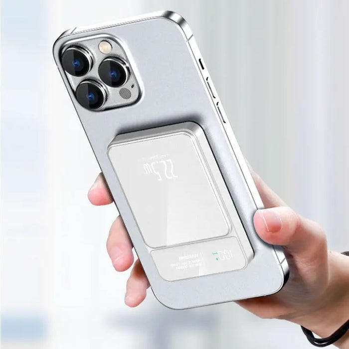 Power Bank Magnétique Sans Fil 10000mAh - Chargeur Rapide Type C 22.5W avec Affichage LED pour iPhone, Samsung, et MacSafe - 2024 Nouvelle Génération