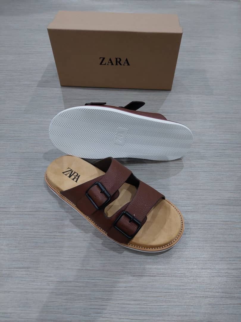 Sandales Homme Zara en Cuir - Disponibles en 4 Couleurs