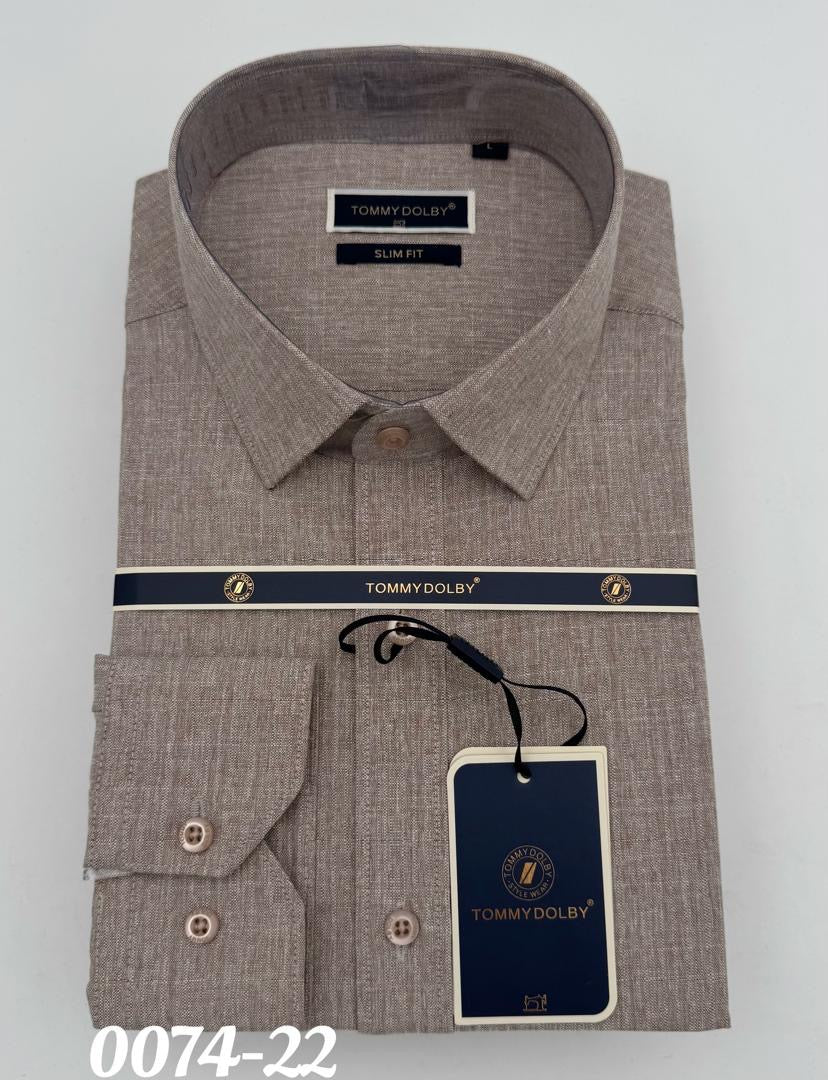 Chemise Marron 0074-22