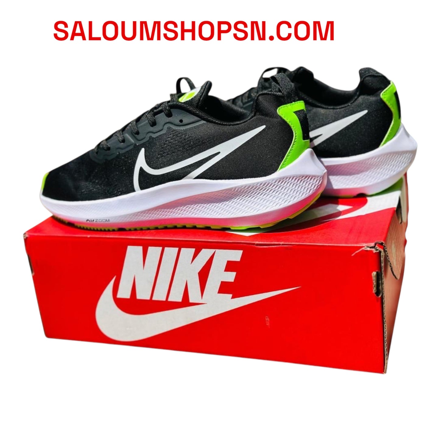 Chaussures de sport haute performance – Ultra confort & amorti Noir - Vert