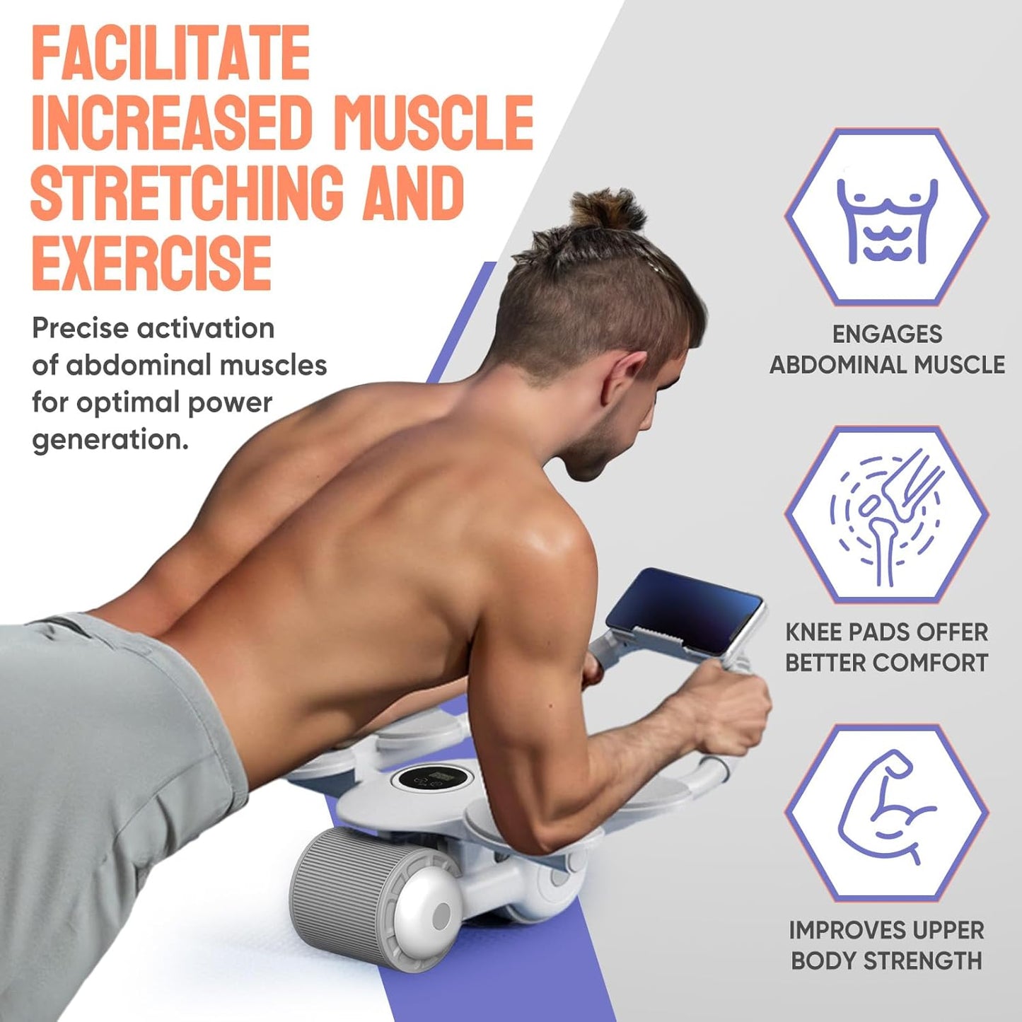 Rouleau Abdominal – Entraînement Abdominaux Ultra Efficace