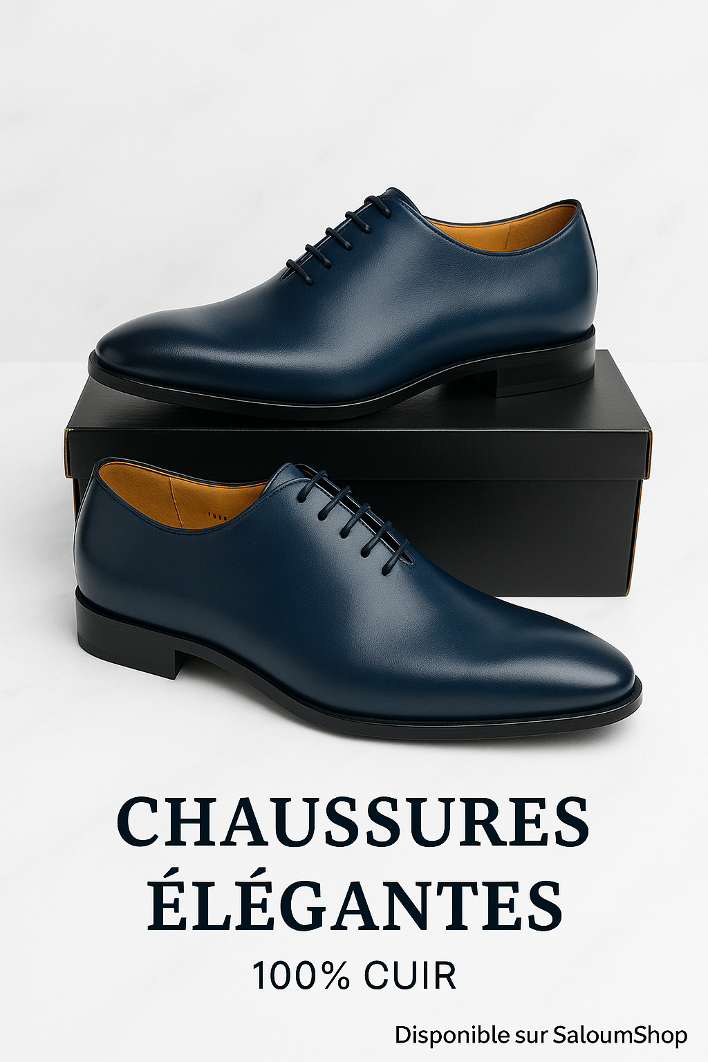 Chaussures Habillées Homme en Cuir Bleu – Pietro diMilano