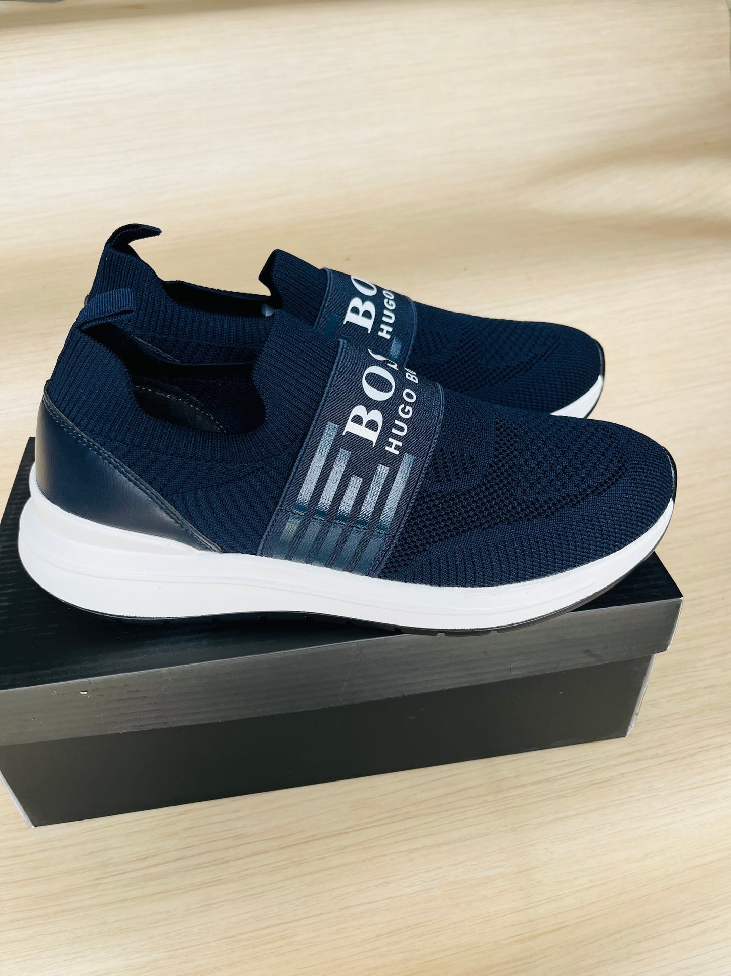 Chaussures Orthopédiques Style Boss Bleu- Confort et Élégance au Quotidien