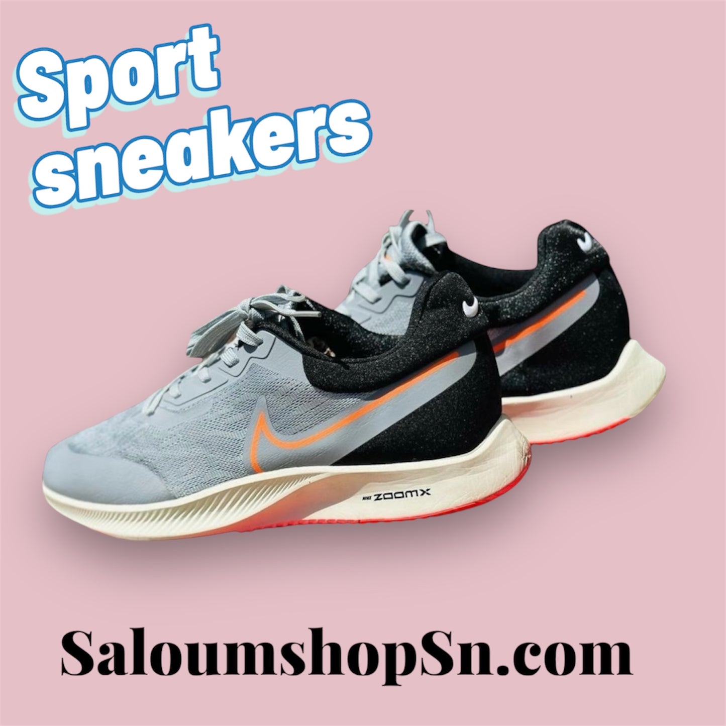 Chaussures de sport haute performance – Ultra confort & amorti Gris - Noir