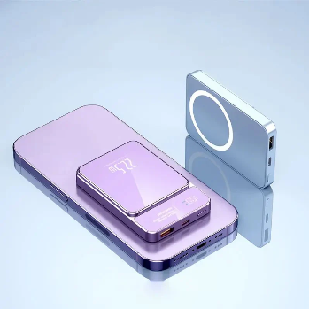 Power Bank Magnétique Sans Fil 10000mAh - Chargeur Rapide Type C 22.5W avec Affichage LED pour iPhone, Samsung, et MacSafe - 2024 Nouvelle Génération