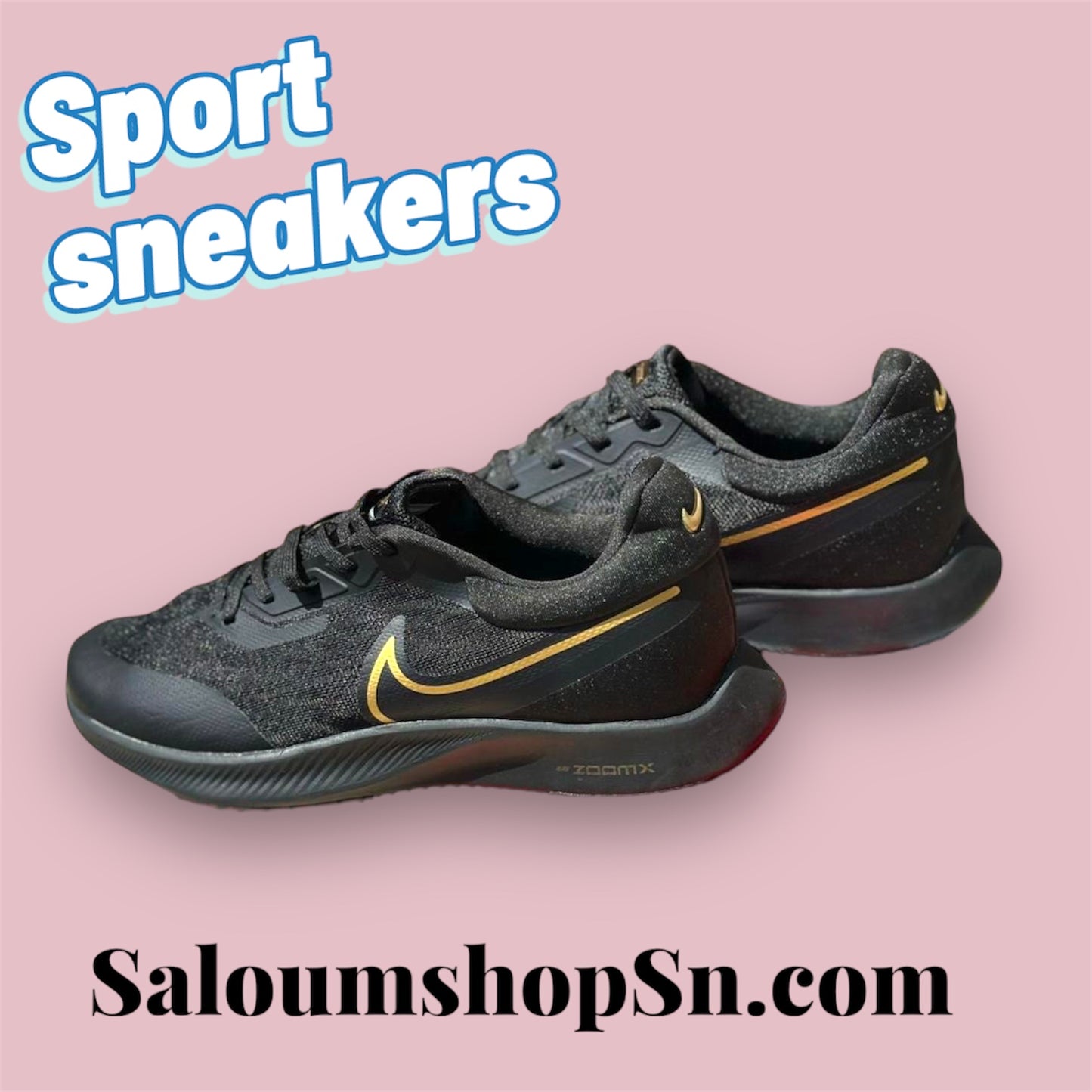 Chaussures de sport haute performance – Ultra confort & amorti Noir