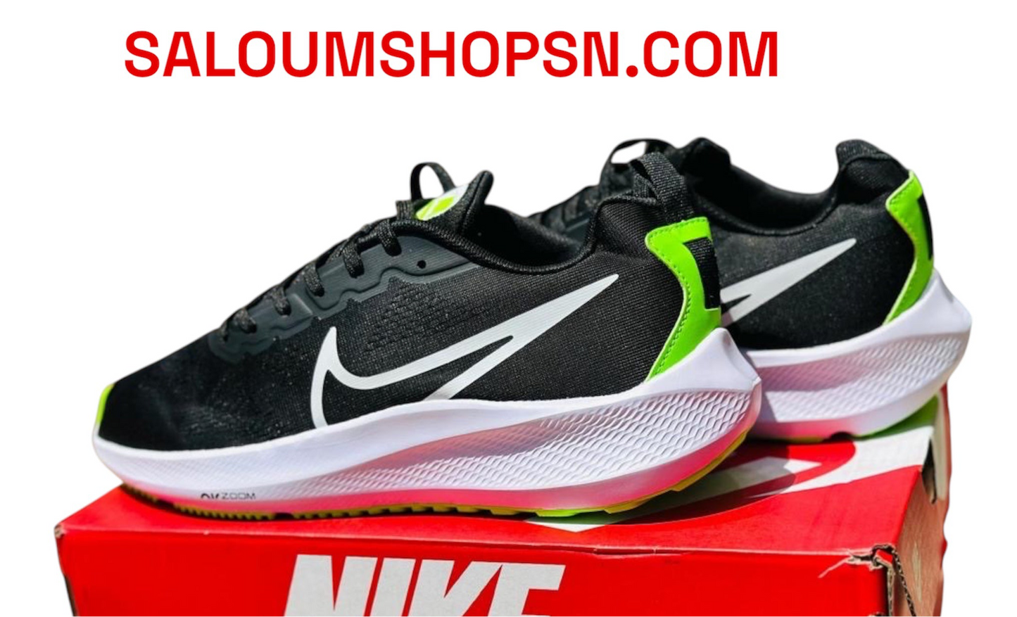Chaussures de sport haute performance – Ultra confort & amorti Noir - Vert