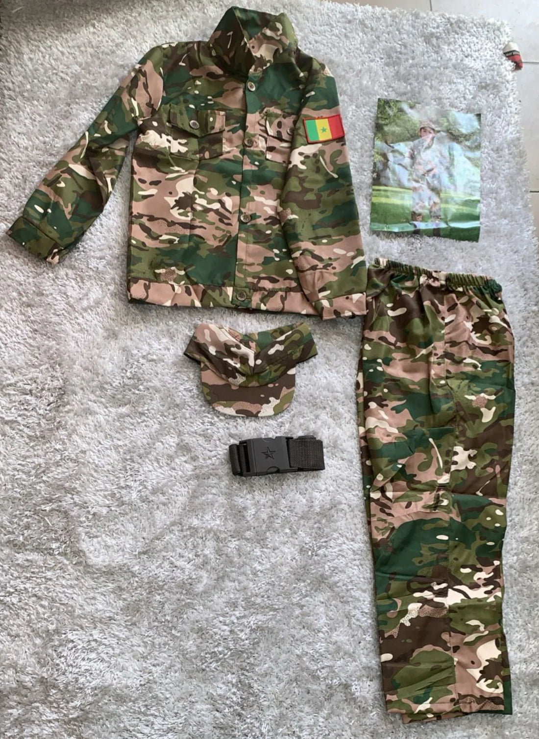 Déguisement Mardi Gras Enfant Militaire PREMIUM