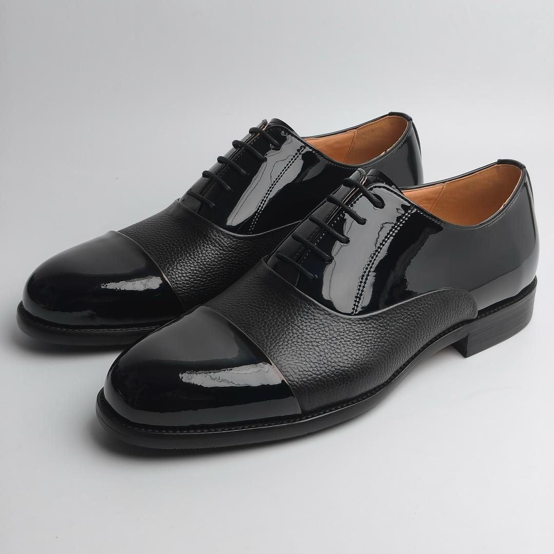 Chaussures de Ville Homme – Noir Élégance Pure & Confort Absolu