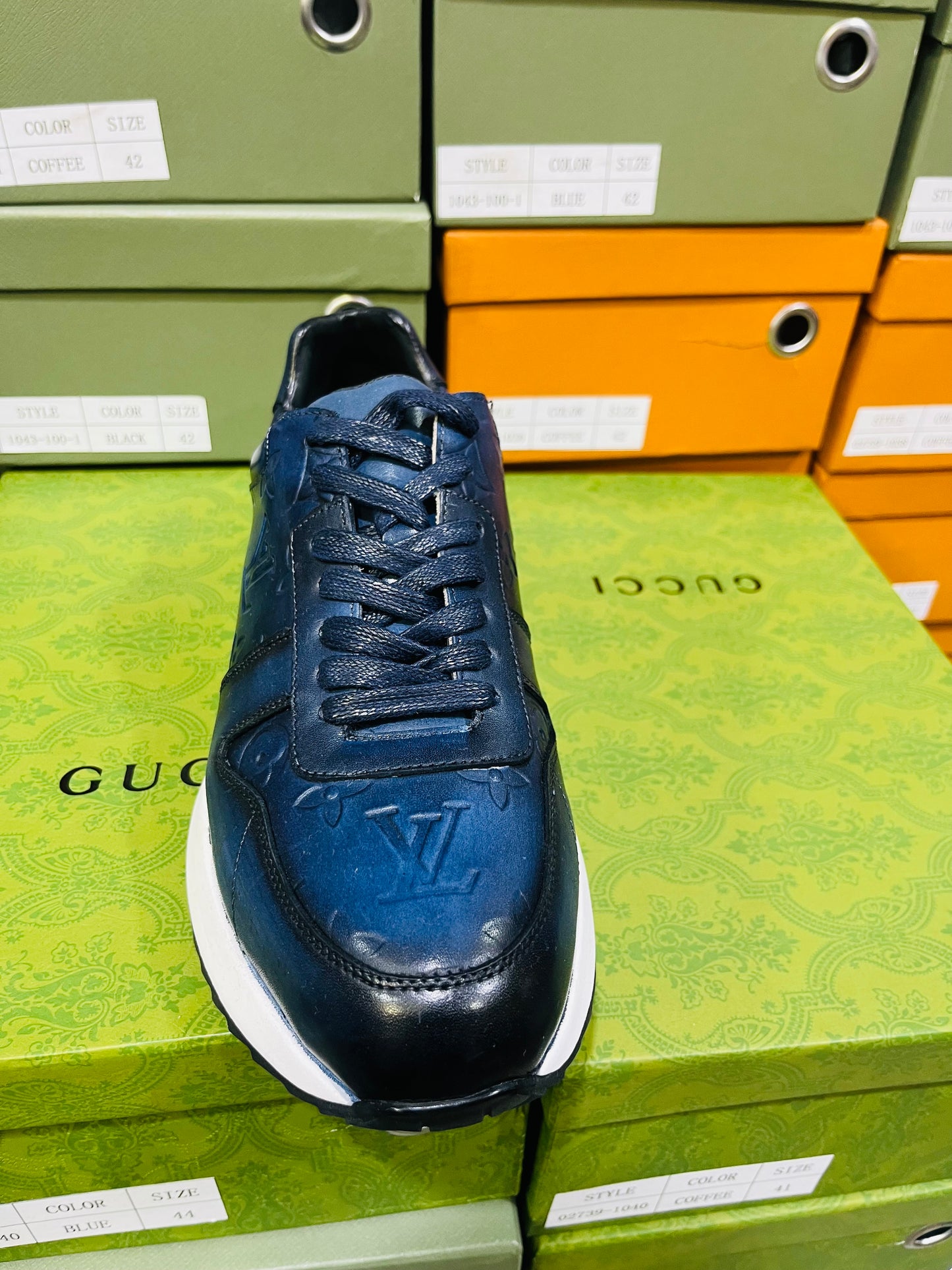 Sneakers Basket Premium Bleu