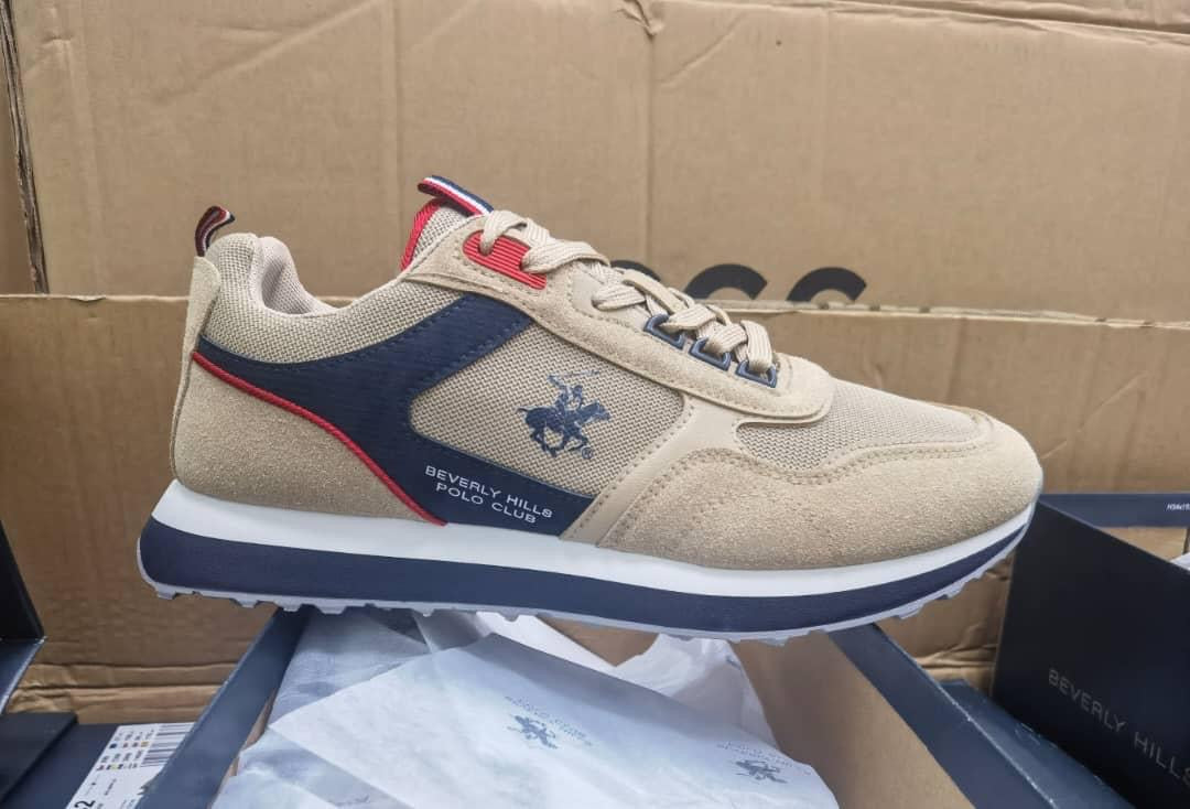 Baskets Homme Beverly Hills Polo Club Beige