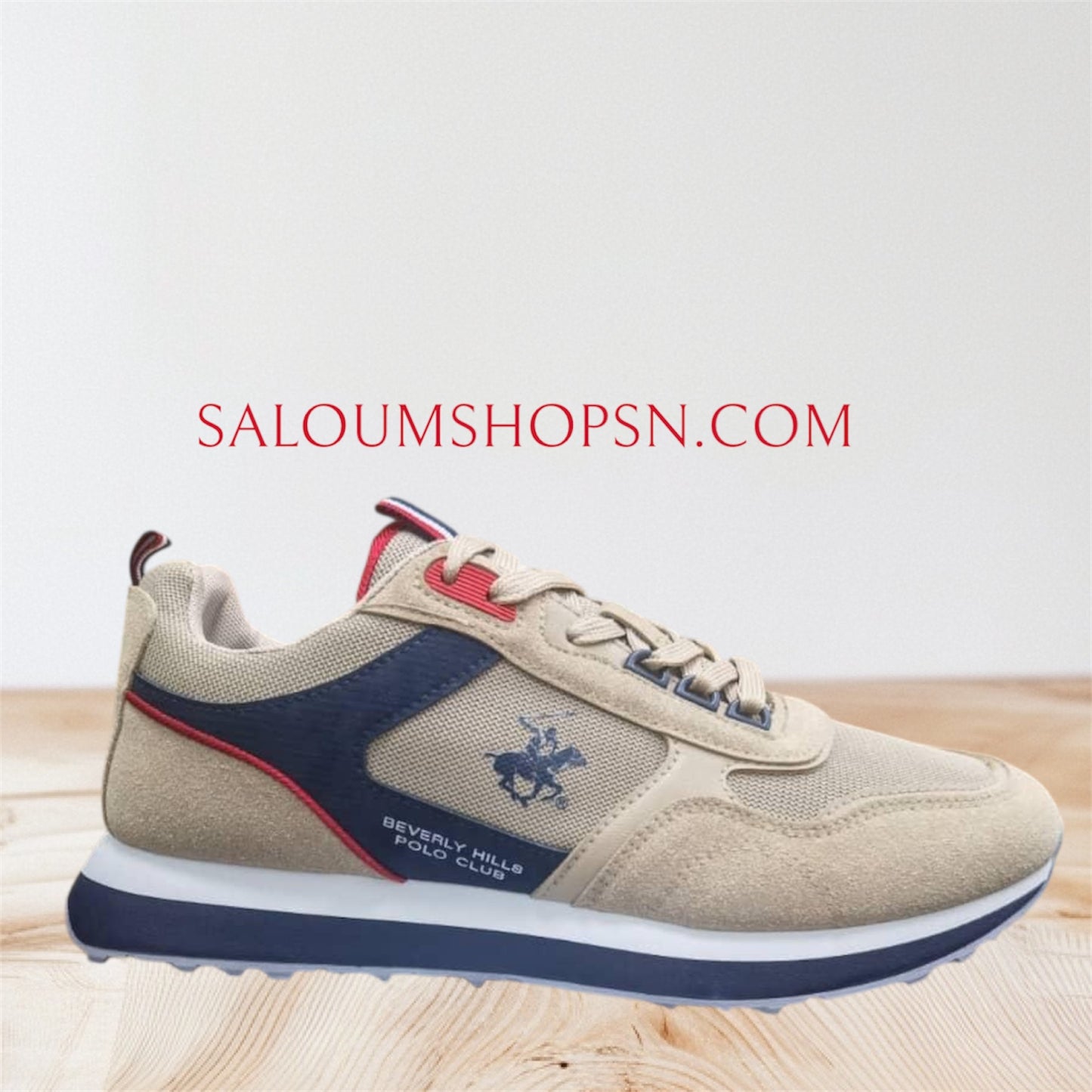 Baskets Homme Beverly Hills Polo Club Beige