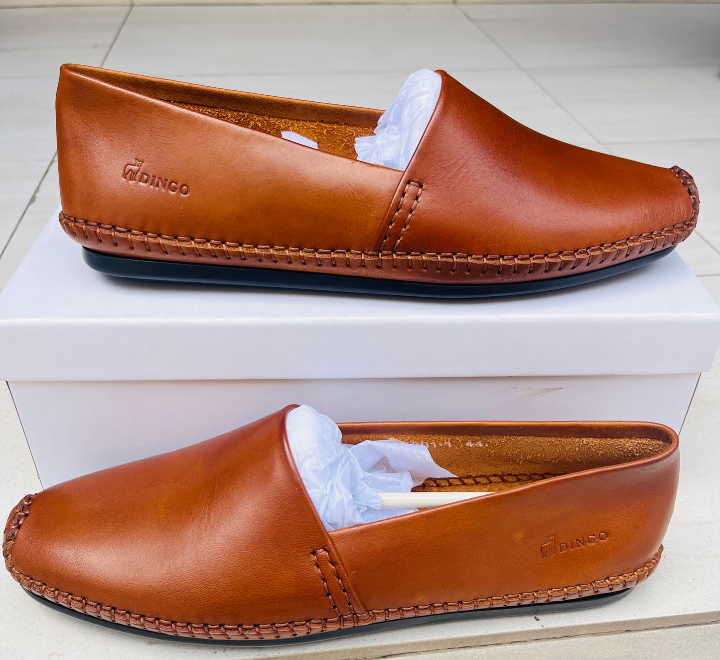 Chaussures Homme Collection DINGO Marron – Élégance Cuir pour le Bureau et la Tradition