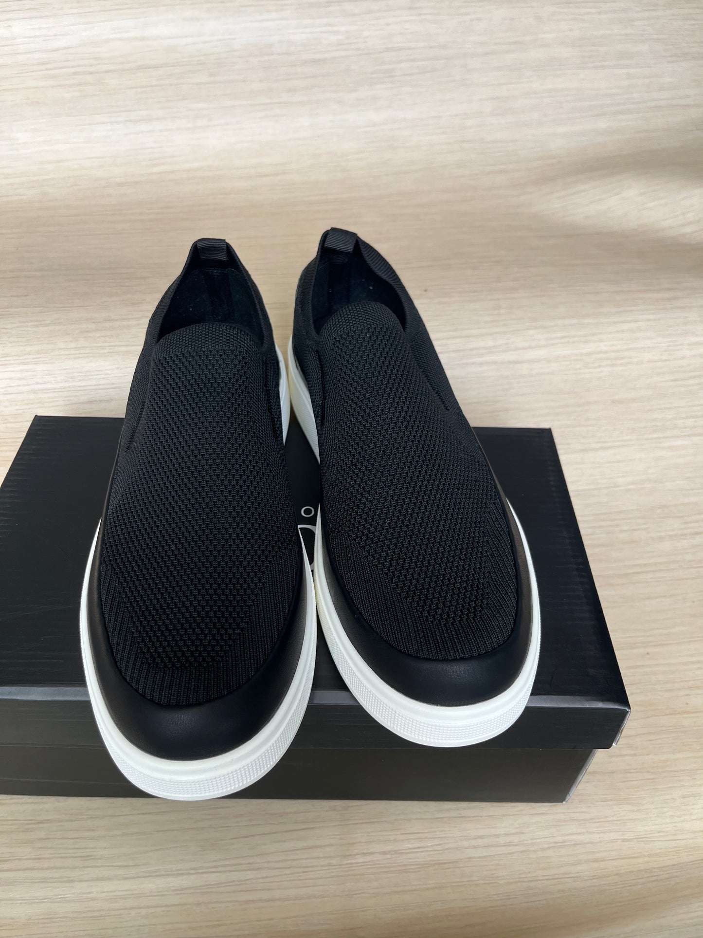 Chaussures Orthopédiques Style Boss Noir sans lacet- Confort et Élégance au Quotidien
