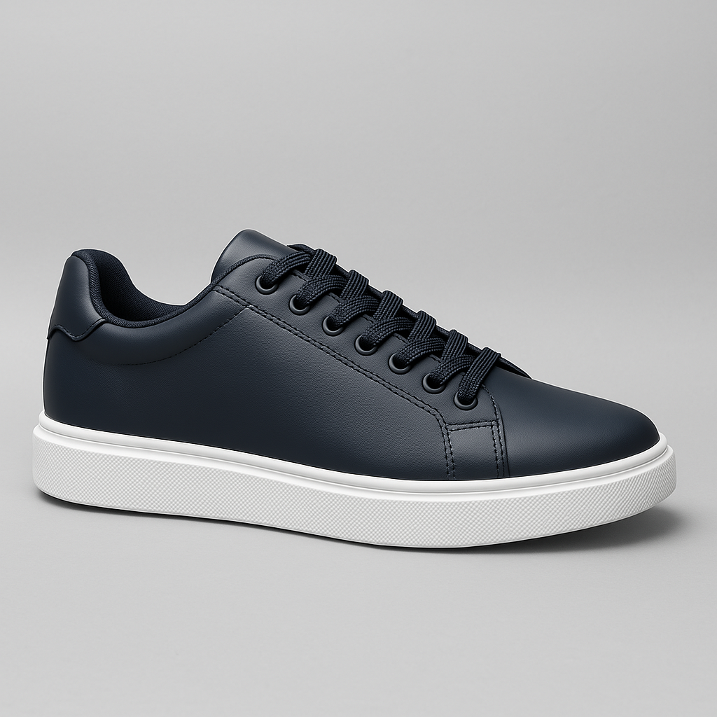 Chaussures Sneakers Noires & Blanches