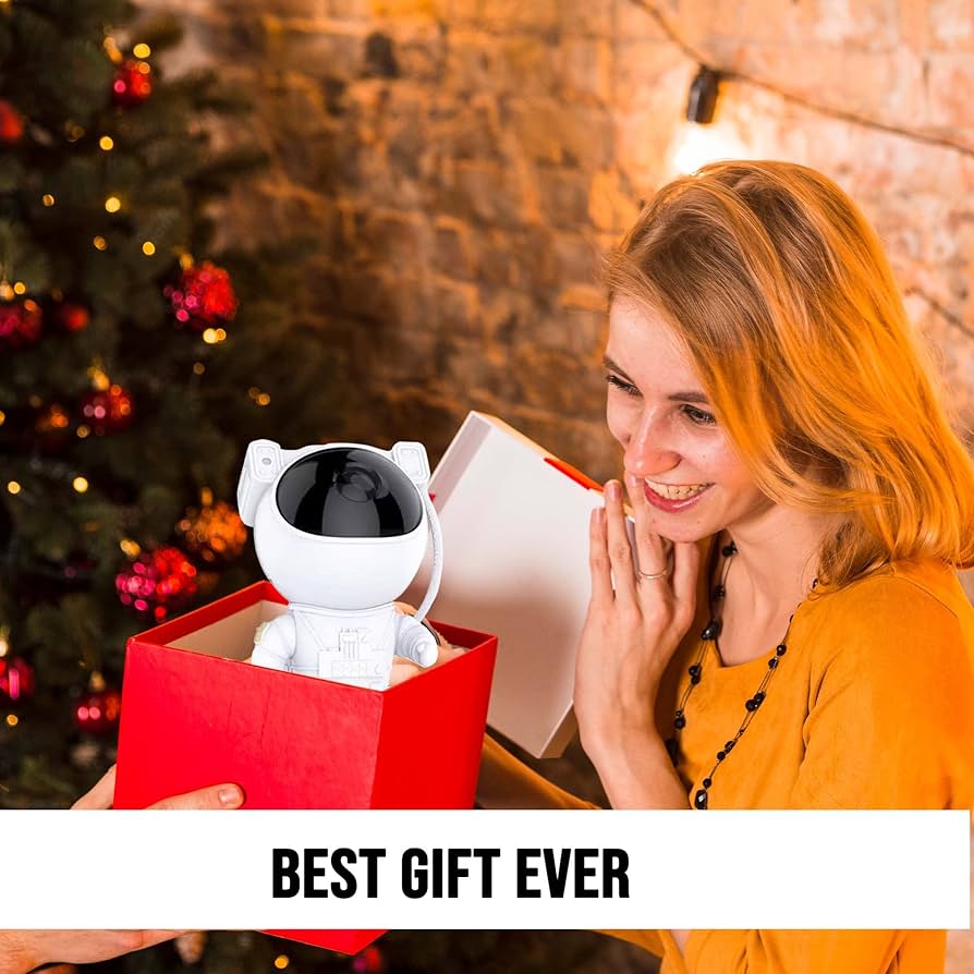 Projecteur de Galaxie Astronaute - Lampe Nébulause avec Télécommande pour Chambre
