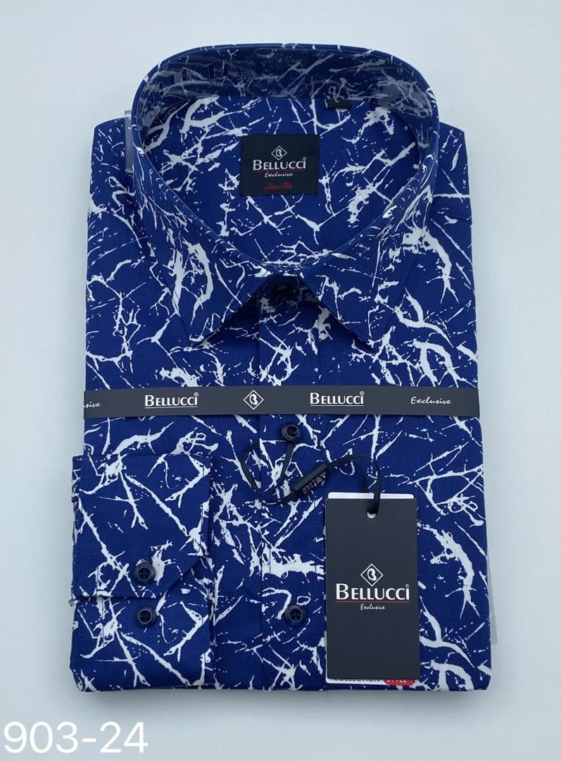 Chemise Bleu fleurette