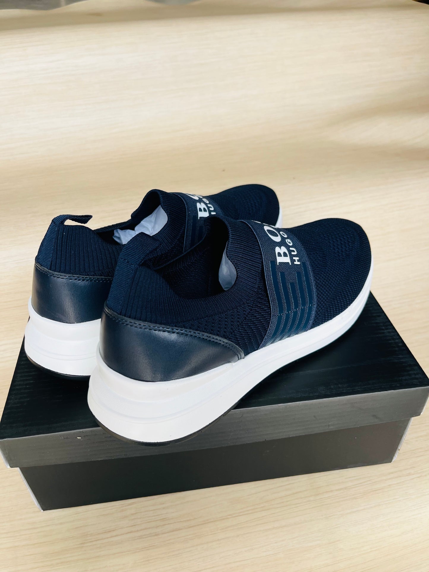 Chaussures Orthopédiques Style Boss Bleu- Confort et Élégance au Quotidien
