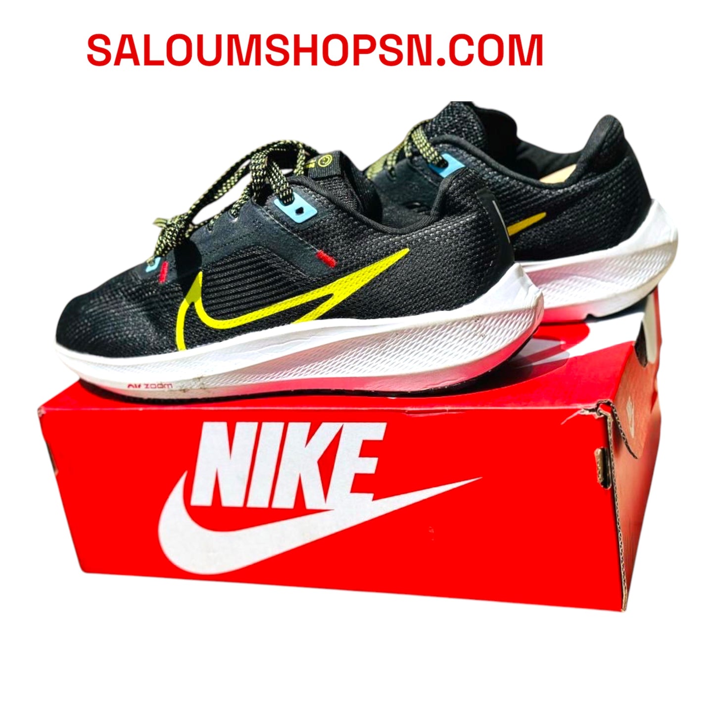 Chaussures de sport haute performance – Ultra confort & amorti NOIR -JAUNE