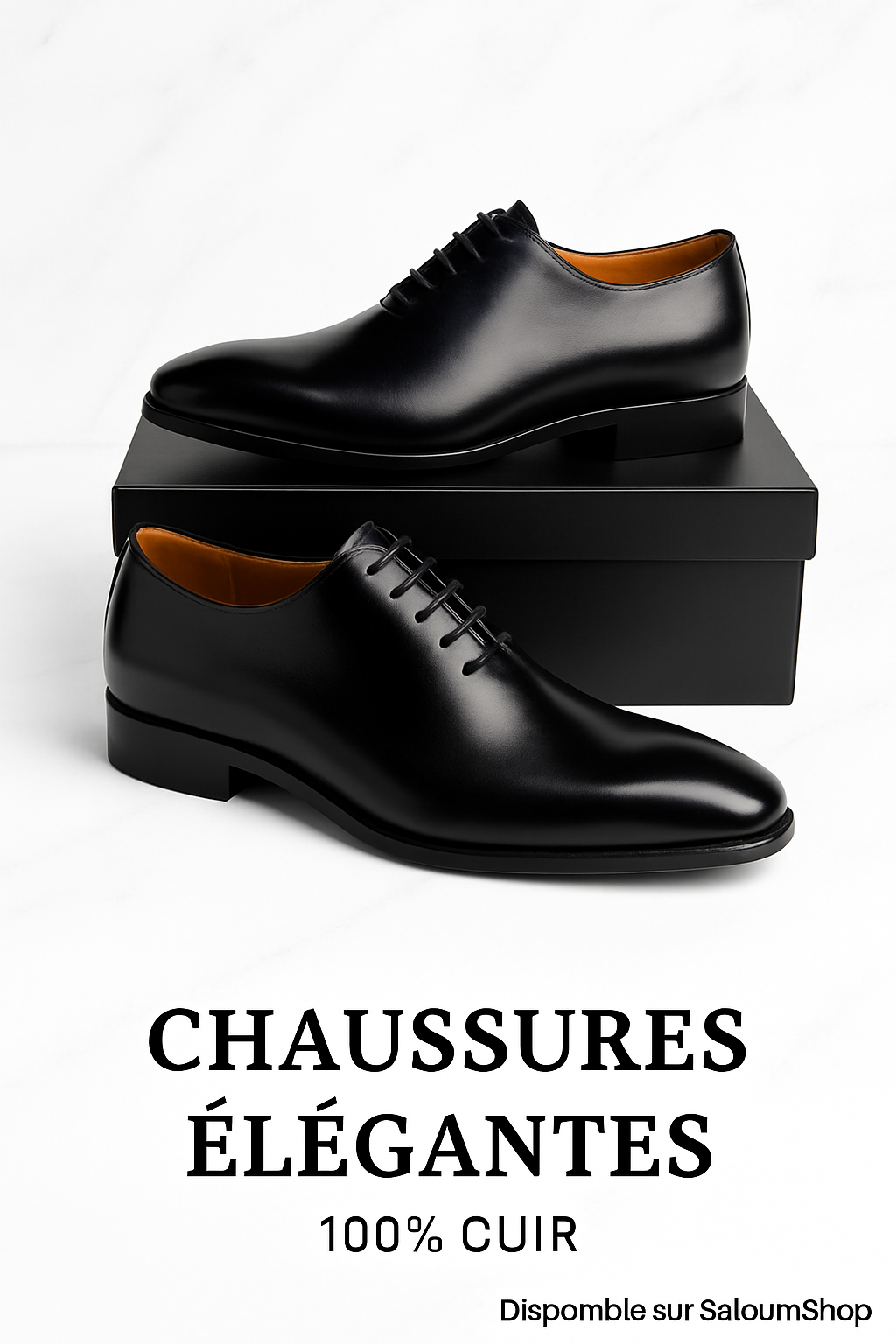 Chaussures Habillées Homme en Cuir NOIR – Pietro diMilano