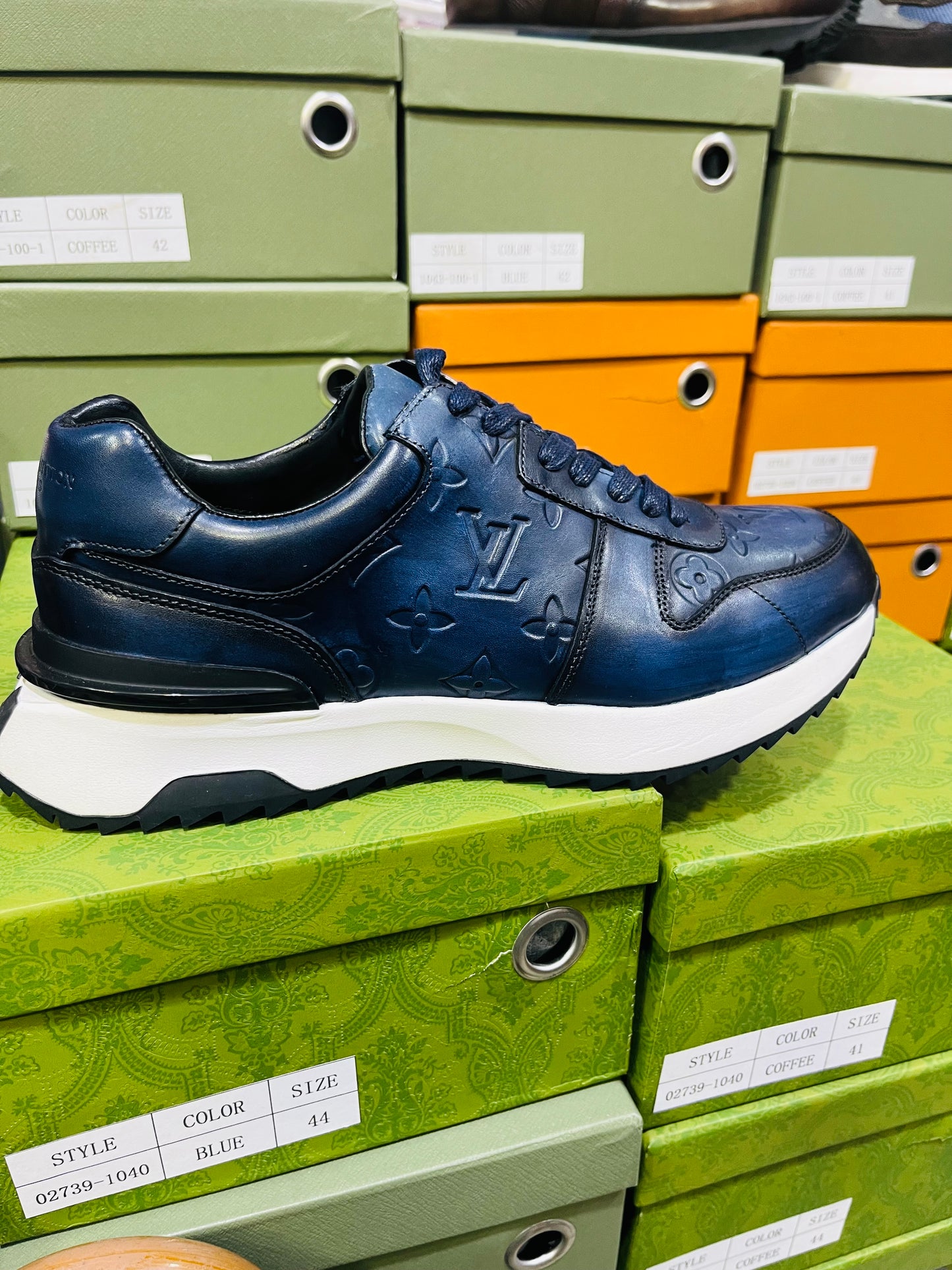 Sneakers Basket Premium Bleu