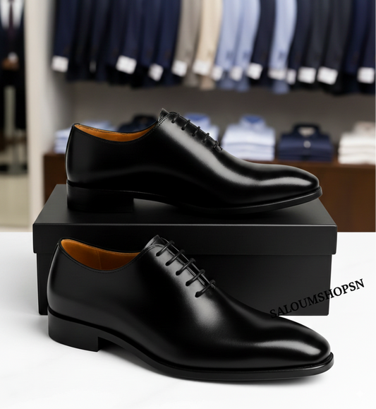 Chaussures Habillées Homme en Cuir Noir – Pietro diMilano (Copie