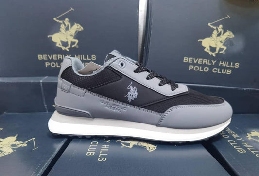 Baskets Homme Beverly Hills Polo Club GRIS - Noir