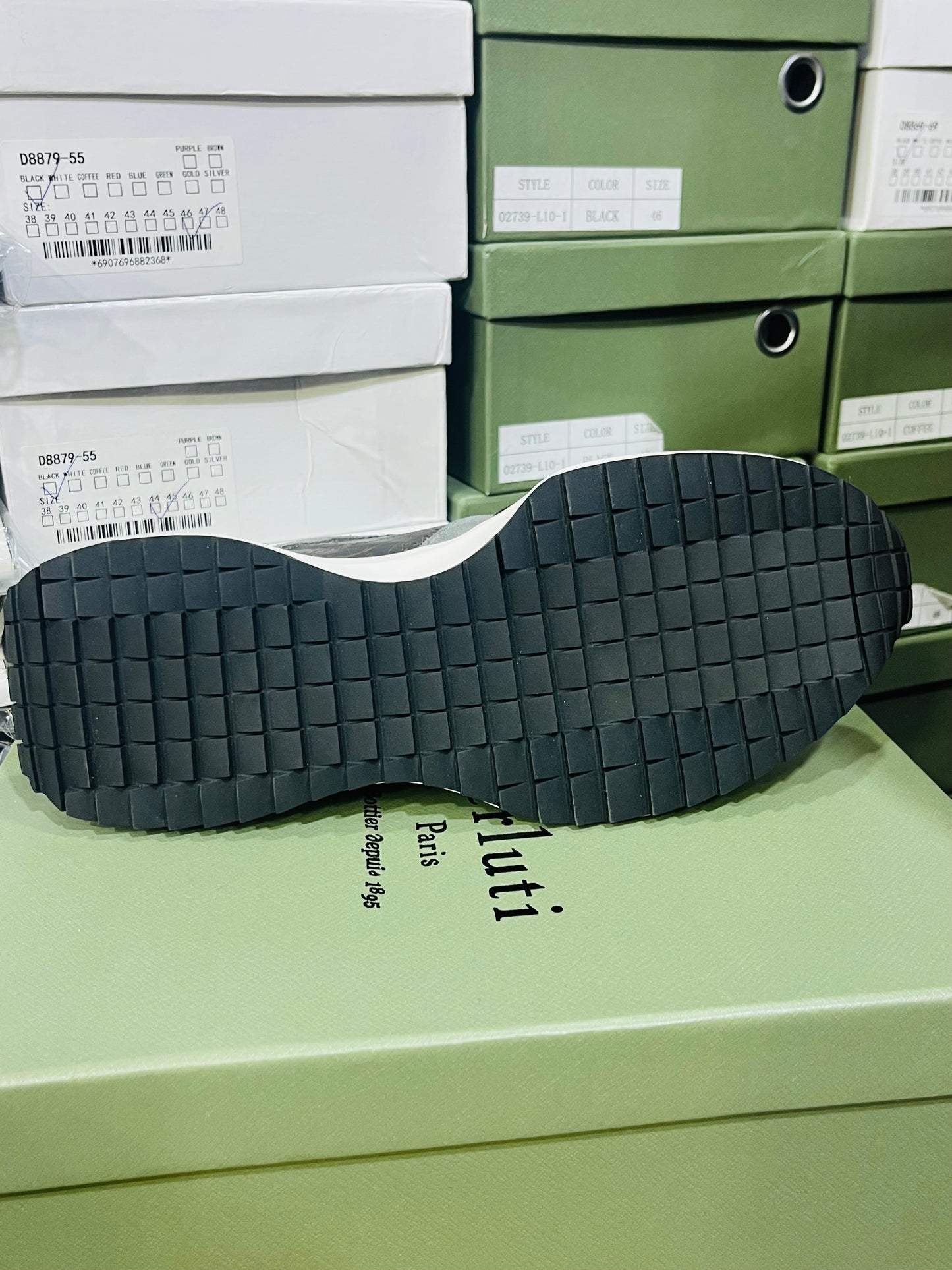 Sneakers Basket Luxe Artisan – Finition Patinée & Élégance Discrète Noir