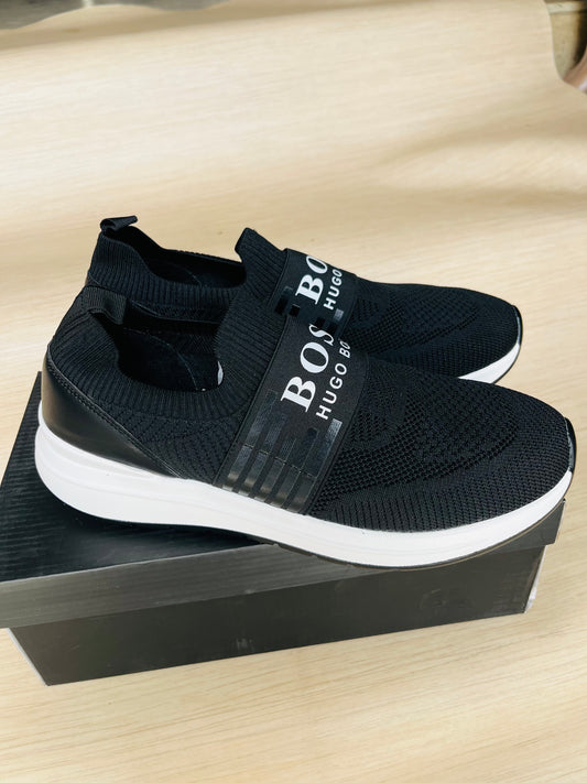 Chaussures Orthopédiques Style Boss Noir- Confort et Élégance au Quotidien