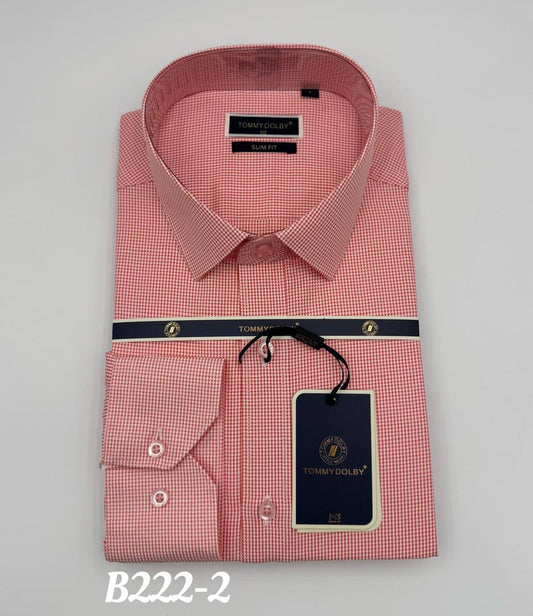 Chemise Meuve Rayure B222-2