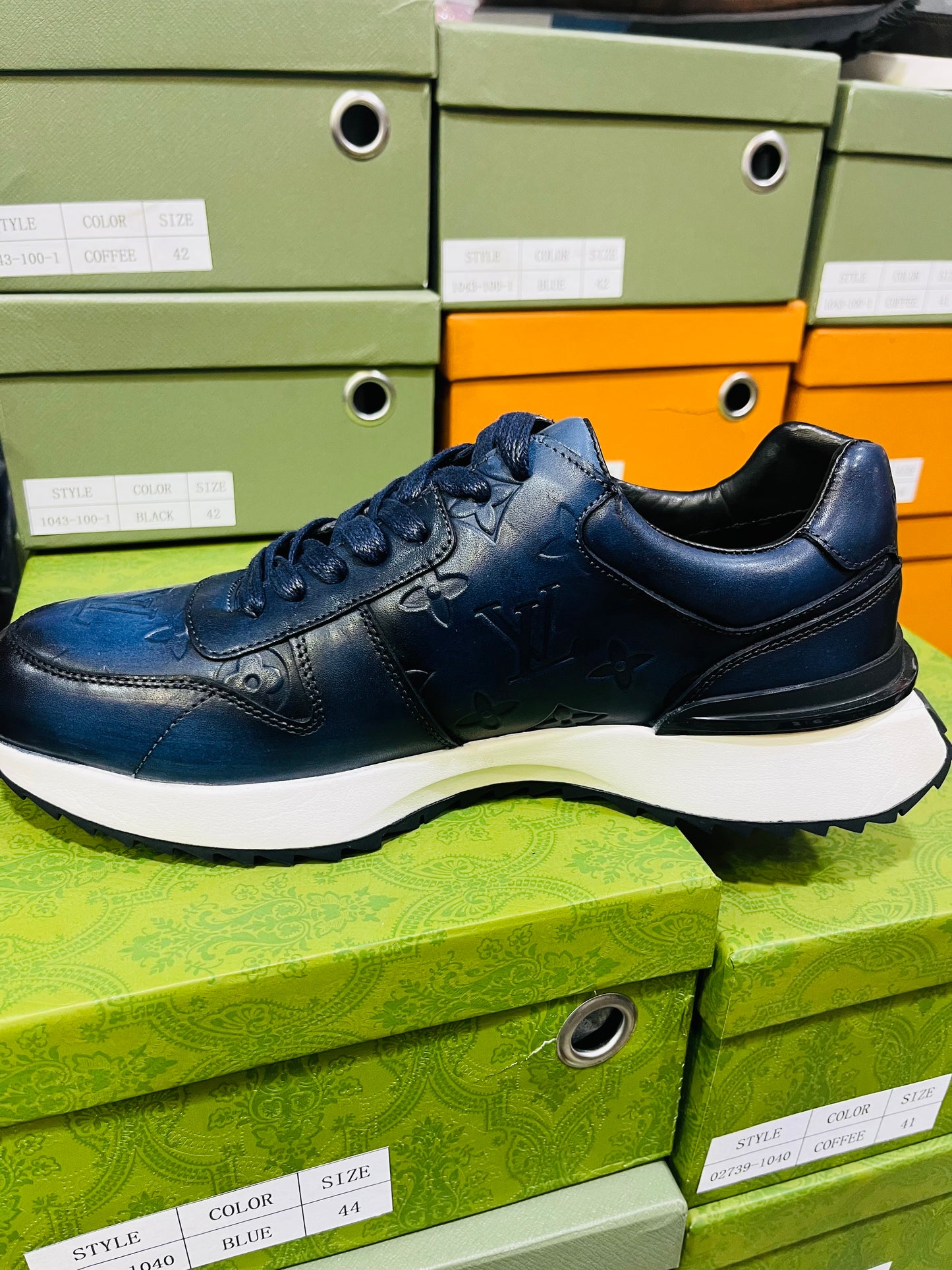 Sneakers Basket Premium Bleu