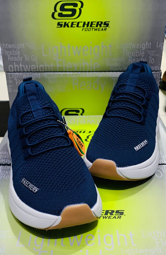 Skechers Ultra Légères - Confort Absol avec Lacets Bleu