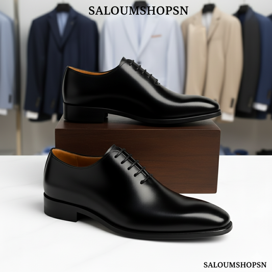Chaussures de Ville Homme Noir en Cuir Véritable – Pietro diMilano | Oxford Habillé