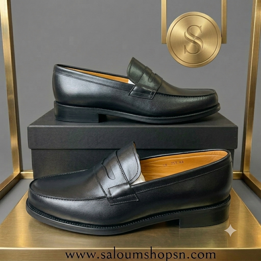 Mocassins Classiques Homme - Pierre DiMilano Noir | Cuir Véritable CREA 2