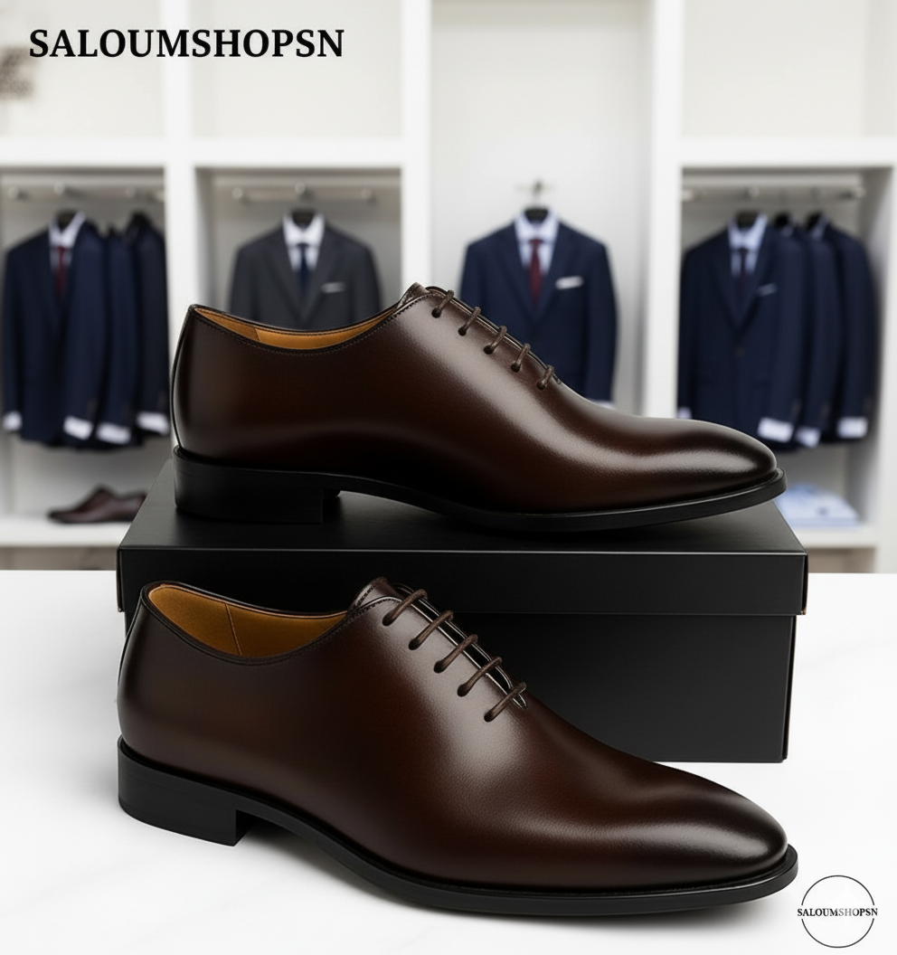 Chaussures de Ville Homme Marron en Cuir Véritable – Pietro diMilano | Oxford Habillé (Copie)