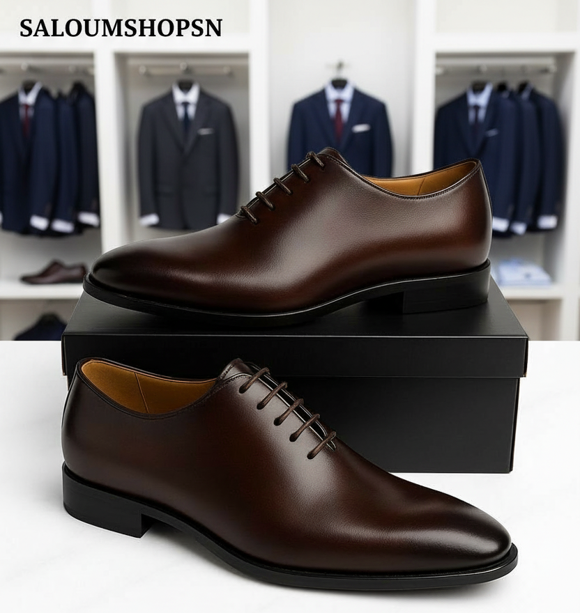 Chaussures de Ville Homme Marron en Cuir Véritable – Pietro diMilano | Oxford Habillé (Copie)