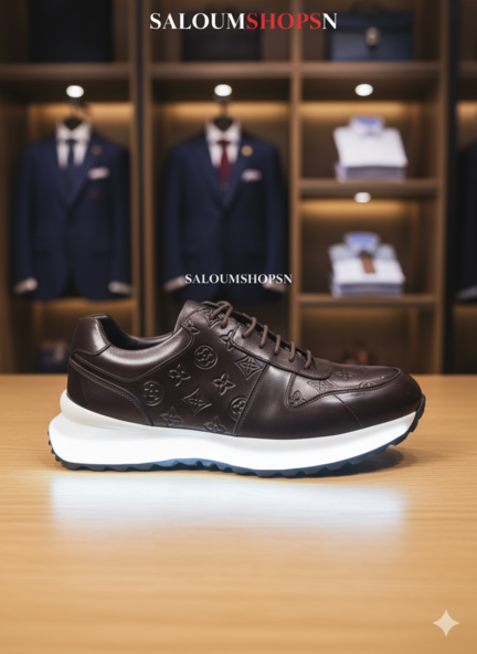 Sneakers Basket  Premium Marron Nv2