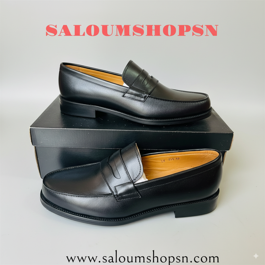 Mocassins Classiques Homme - Pierre DiMilano Noir | Cuir Véritable