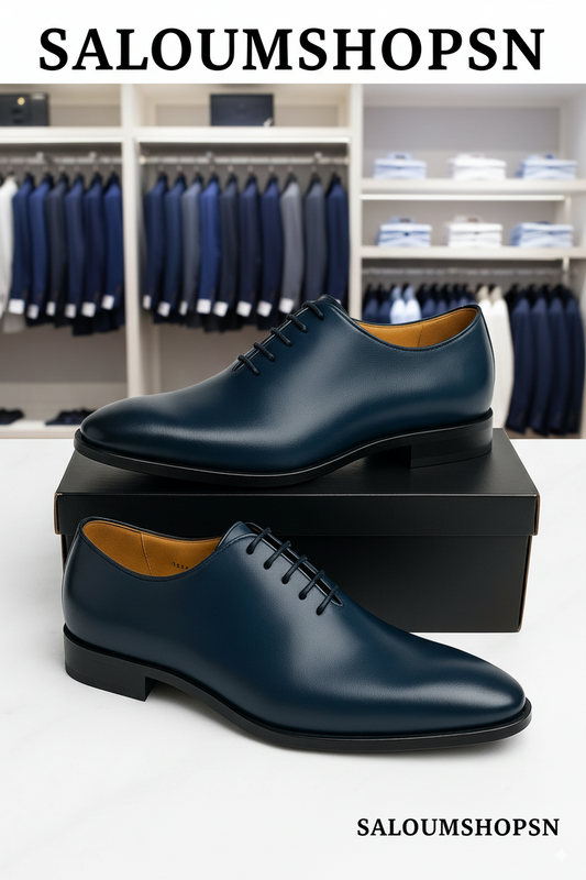 Chaussures Habillées Homme en Cuir Bleu – Pietro diMilano