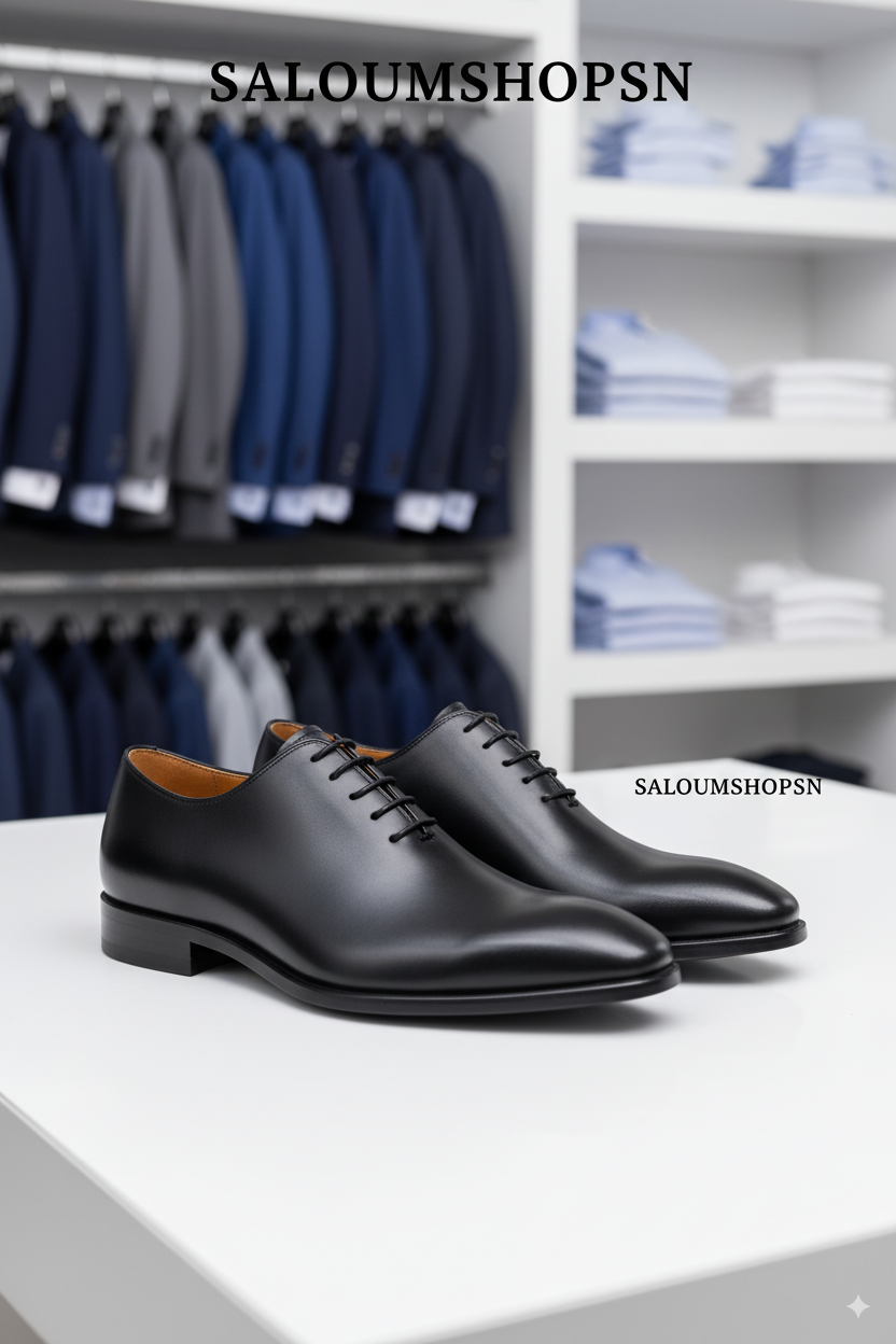 Chaussures Habillées Homme en Cuir Noir – Pietro diMilano (Copie