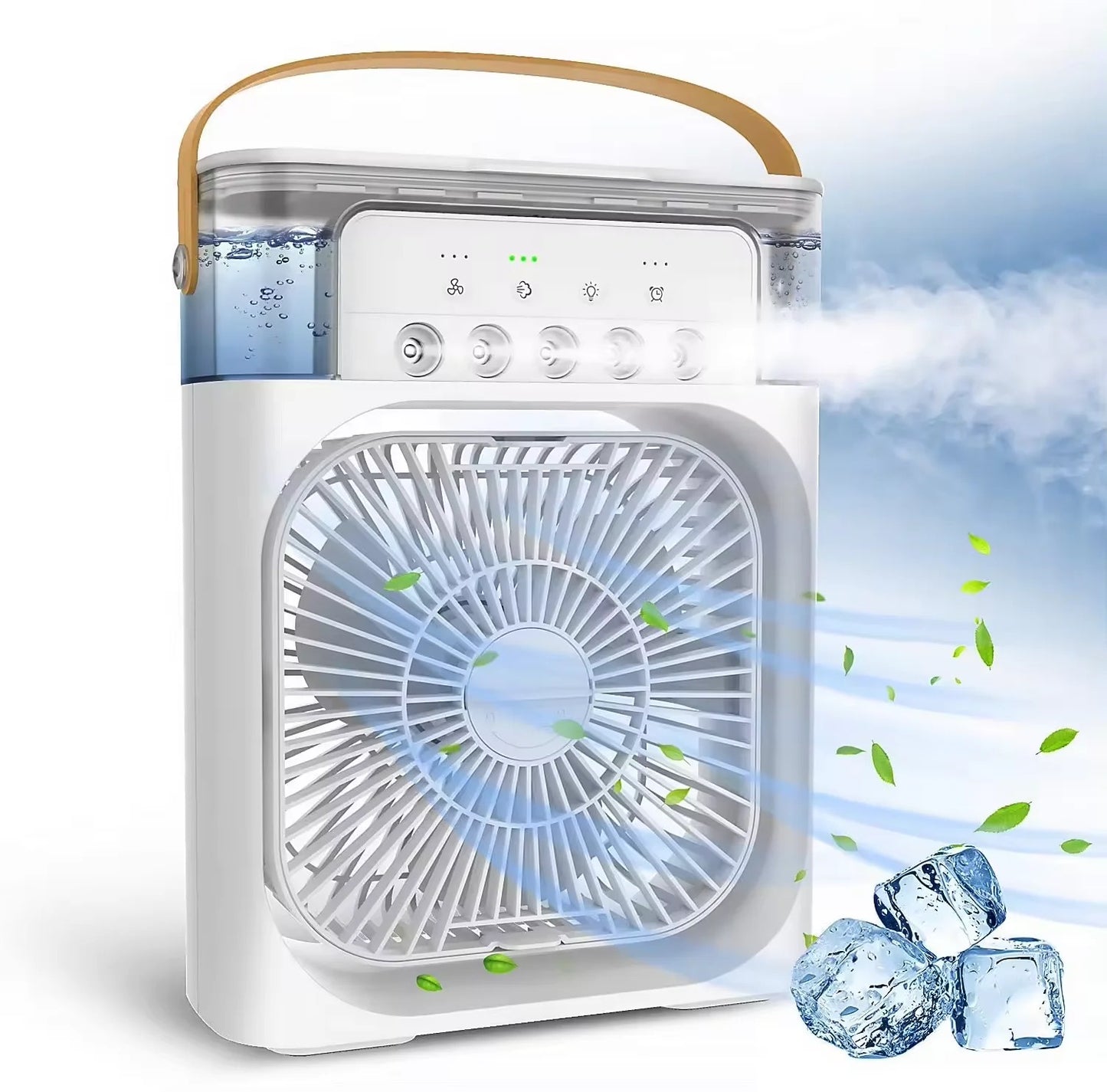 Mini refroidisseur chauffage humidificateur ventilateur Air eau refroidisseur glace ventilateur Portable intérieur pour été le plus chaud