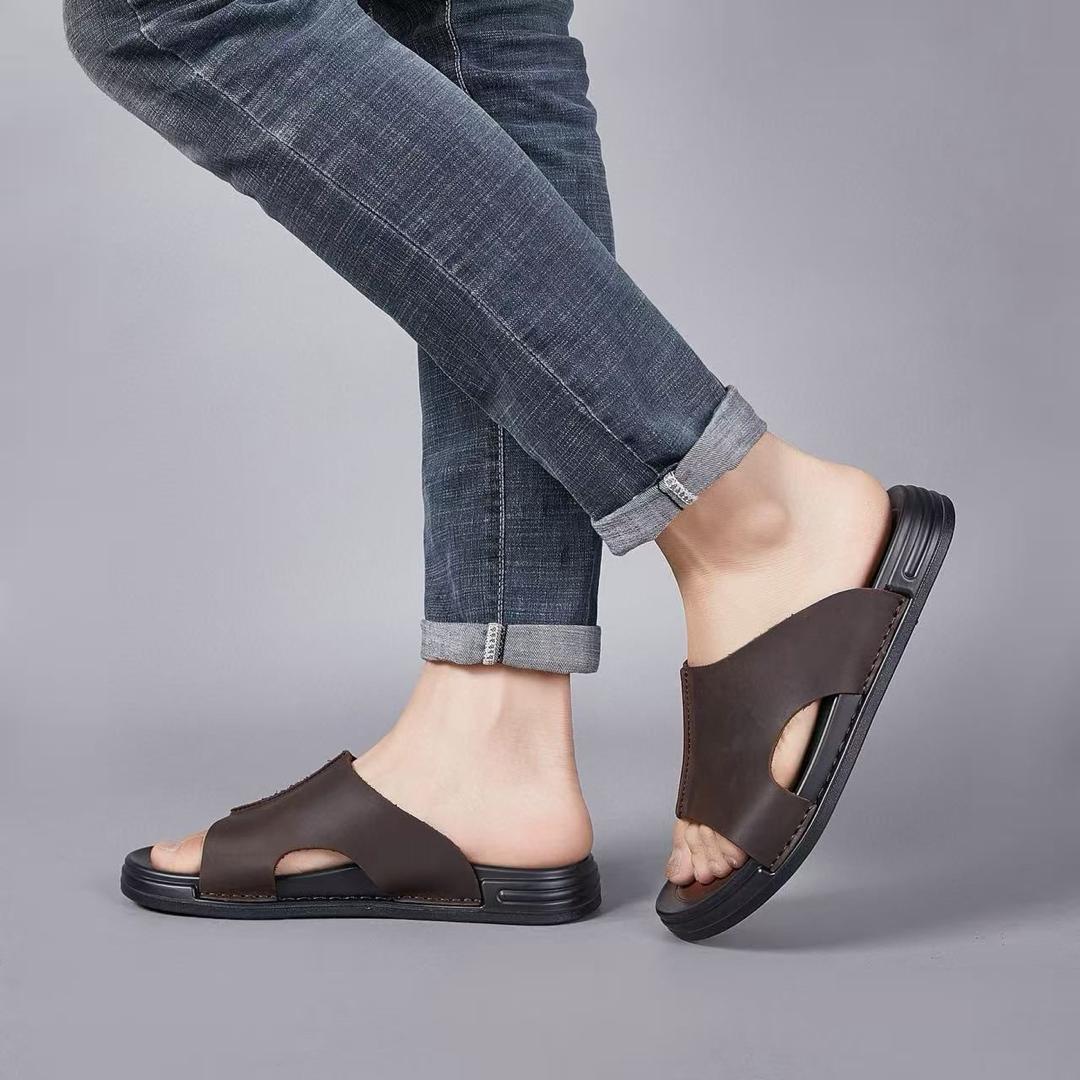 Sandales en Cuir Homme Élégantes N 20