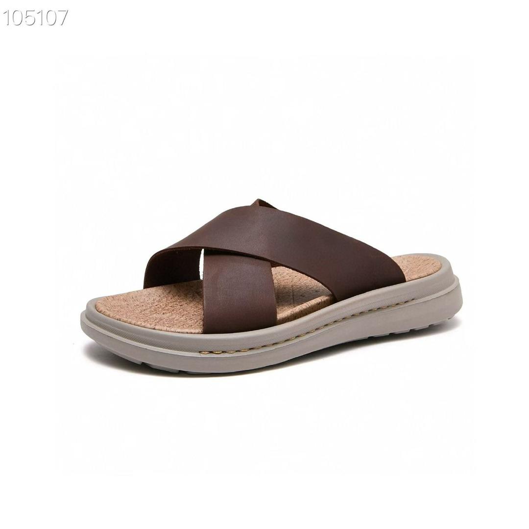 Sandales en Cuir Homme Élégantes N 19